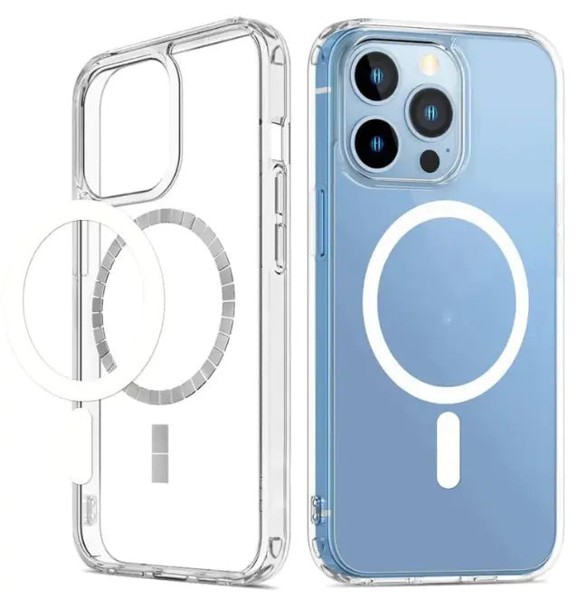 Magnetic Transparent Phone Case